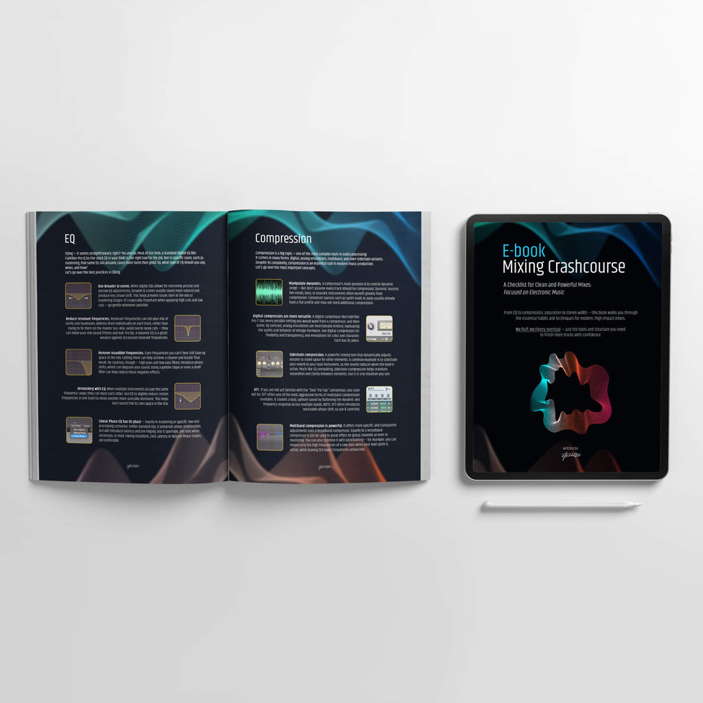 Mixing E-book example in book and iPad