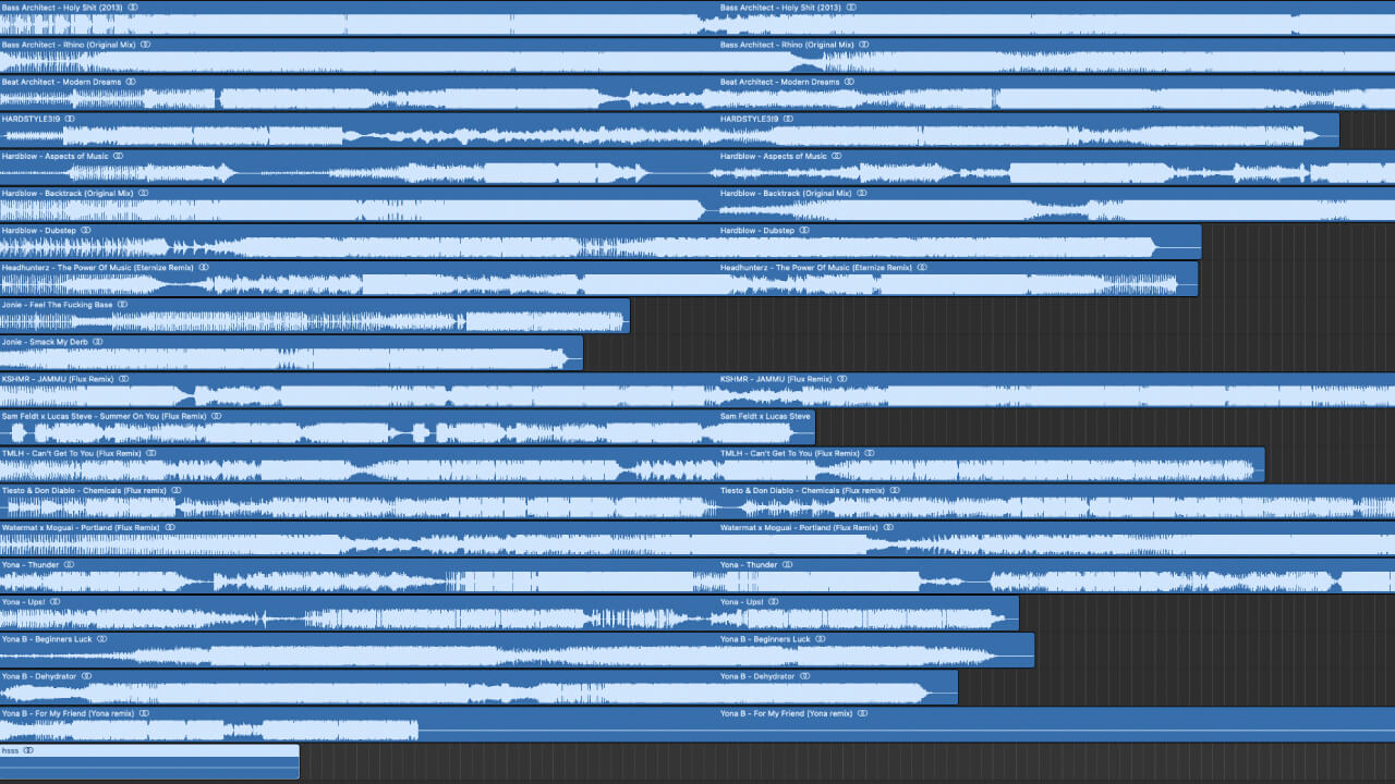 Hardstyle music portfolio thumbnail